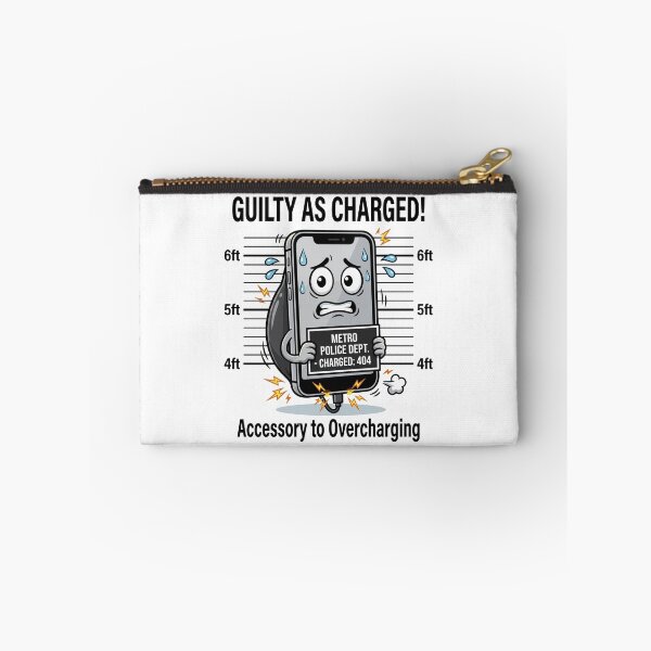 Item preview, Guilty As Charged – Funny Overcharged Phone Pun designed and sold by JPees.