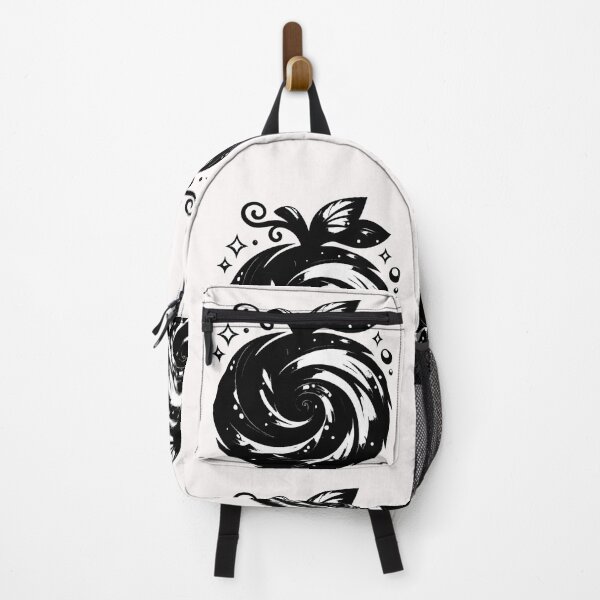 Item preview, Stylized black and white fruit with a swirl designed and sold by Moonshroomarts.