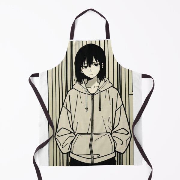 Item preview, Portrait - Character beige hoodie elegant hands pockets designed and sold by AnimeShin.