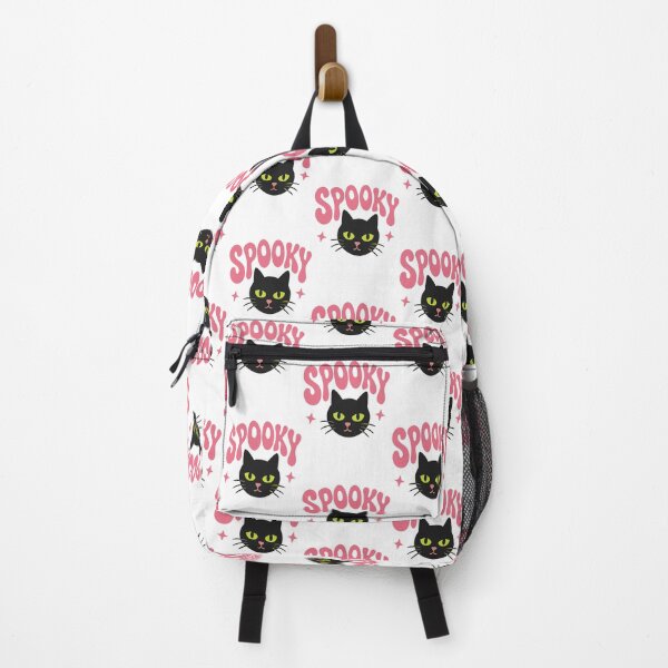 Item preview, Spooky Black Cat Retro Halloween Groovy Aesthetic Design designed and sold by Glotify.