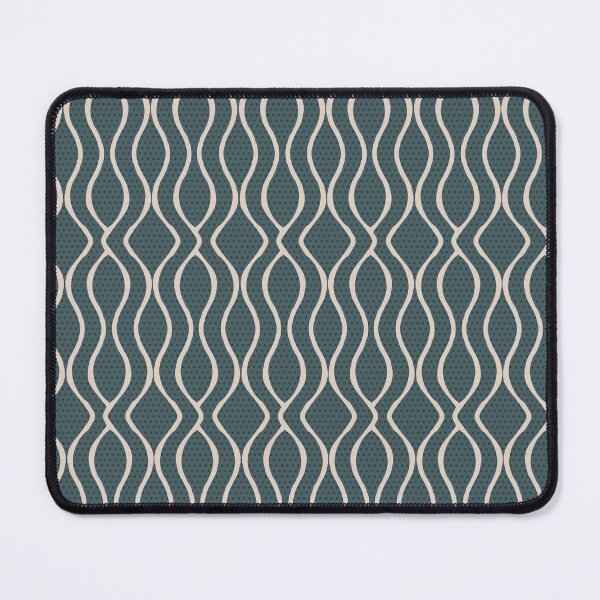 Item preview, Agave Blue Green Teal Cream Neutral Wavy Geometric Stripes Polka Dots designed and sold by LoveAlways-AEP.