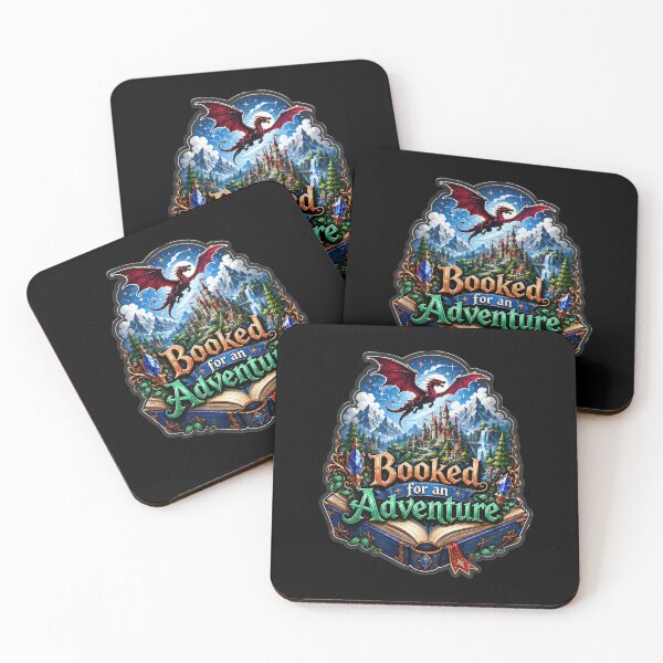 Item preview, Booked for an Adventure Fantasy Book Sticker  designed and sold by Sketchlegacy.