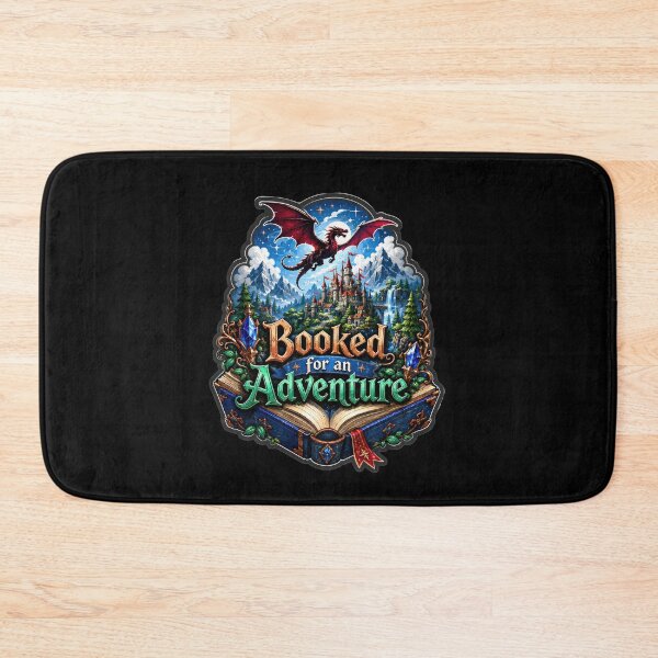 Item preview, Booked for an Adventure Fantasy Book Sticker  designed and sold by Sketchlegacy.