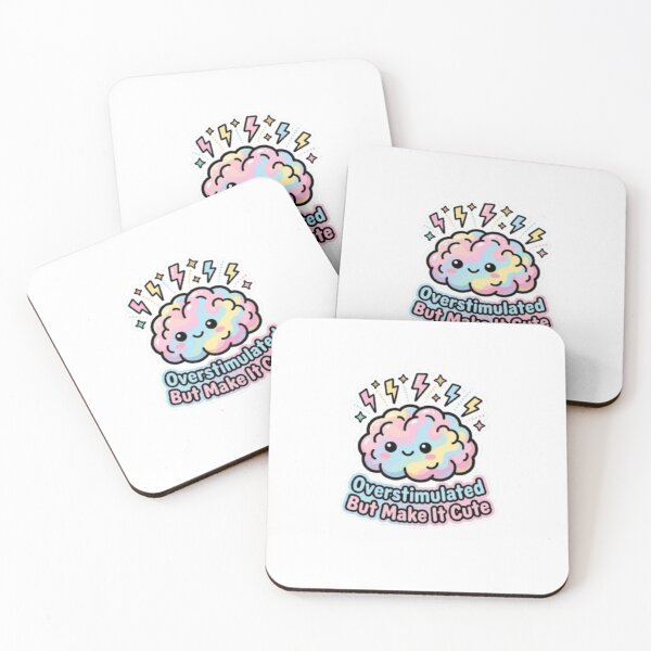 Item preview, OVERSTIMULATED BUT MAKE IT CUTE designed and sold by Larrysamdesign.