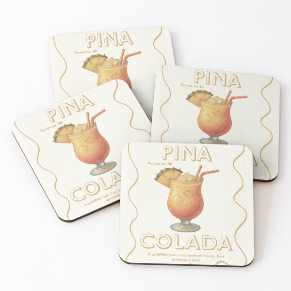 Item preview, Pina Colada Cocktail Poster designed and sold by bebbleboint.