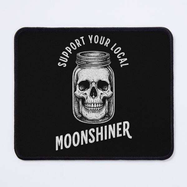 Item preview, Support Your Local Moonshiner Skull Mason Jar designed and sold by d247.
