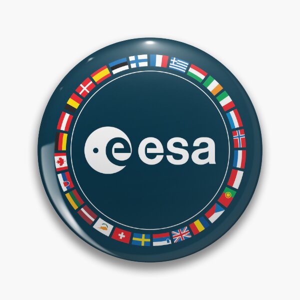 Item preview, ESA Flag Patch - European Space Agency Emblem designed and sold by MeetinSpace.