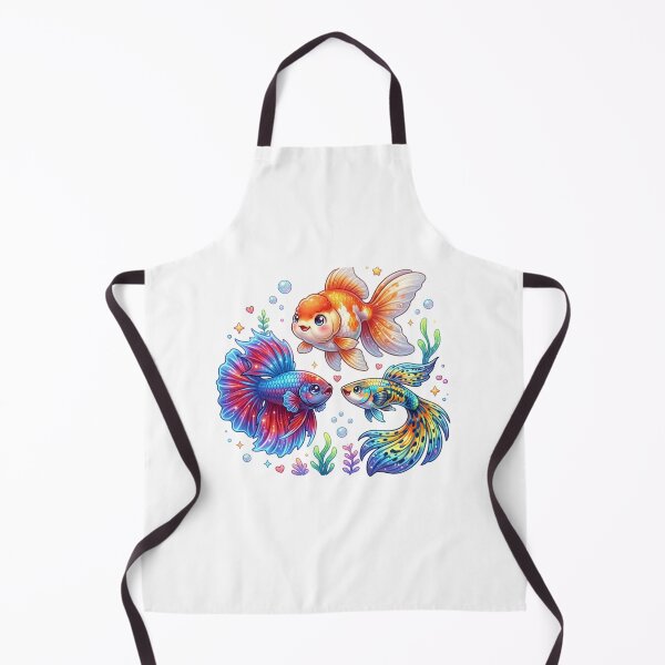 Item preview, Colorful 3D cartoon fish design T-shirt. designed and sold by krujoArt.