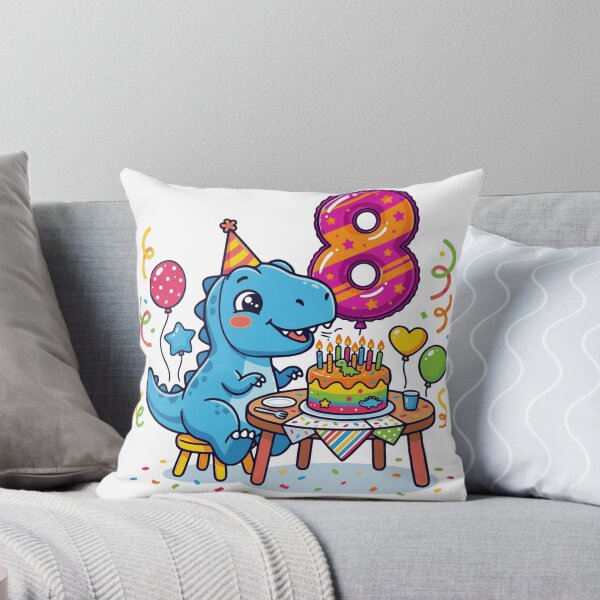 Item preview, 8th T-rex dino birthday designed and sold by Tronstell.