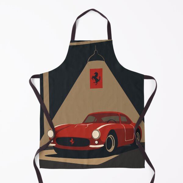 Item preview, Ferrari Vintage Spotlight Minimalist Print designed and sold by Studio pod Burom.