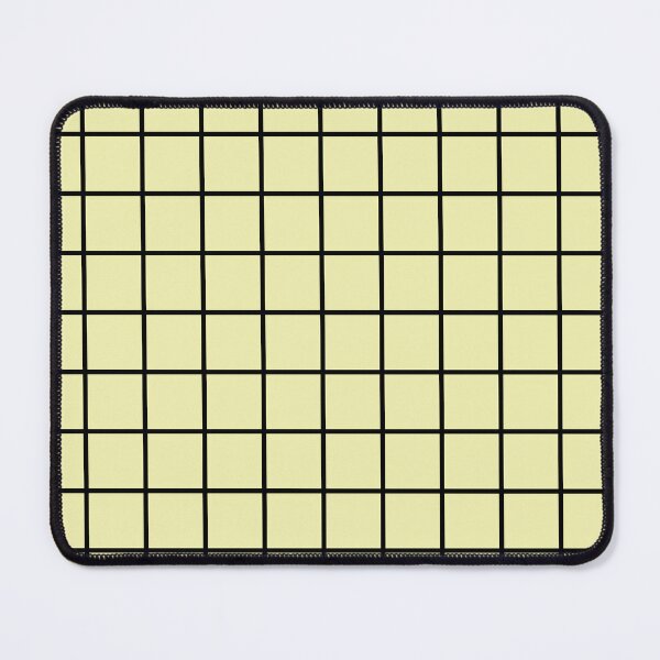 Item preview, Minimalist Pale Yellow Grid Phone Case for Girls | Soft Yellow Checkered Journal for Students | Light Yellow Grid Pattern Blanket for Mom | Cream Checkerboard Tote Bag for Teachers designed and sold by VivaFy.