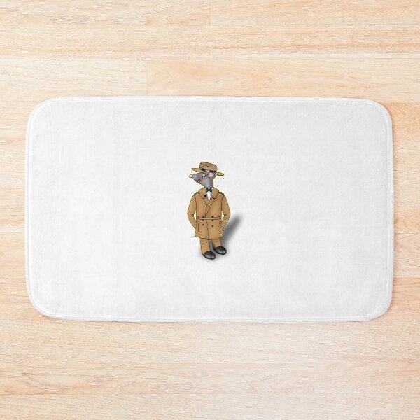 Item preview, Cute Kawaii Detective Rat In Trench Coat designed and sold by BalRaju-Doodles.