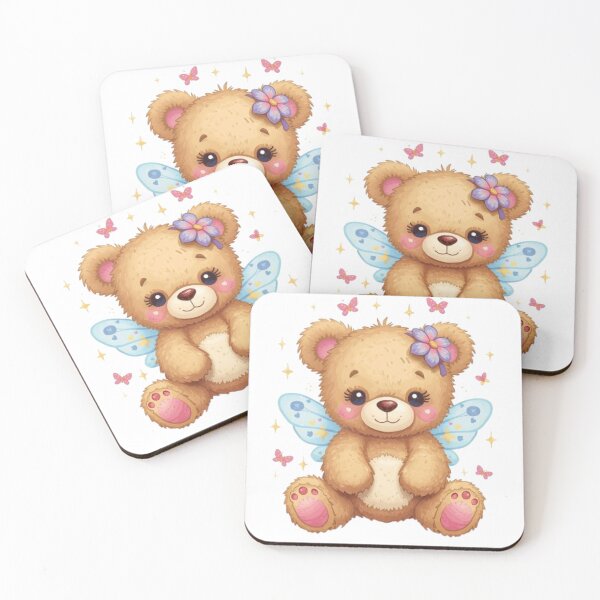 Item preview, Flower Fairy Bear Kawaii Sticker designed and sold by Stylestickers55.