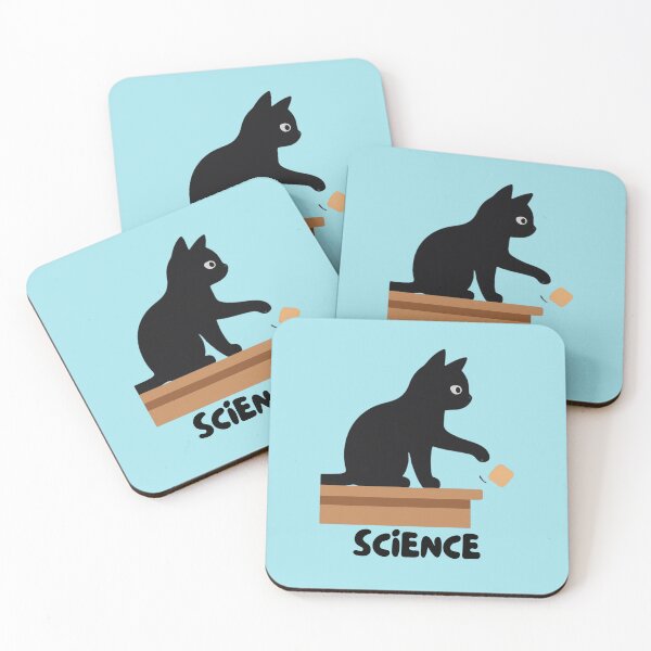 Item preview, Science Black Cat designed and sold by AdicretorDesign.