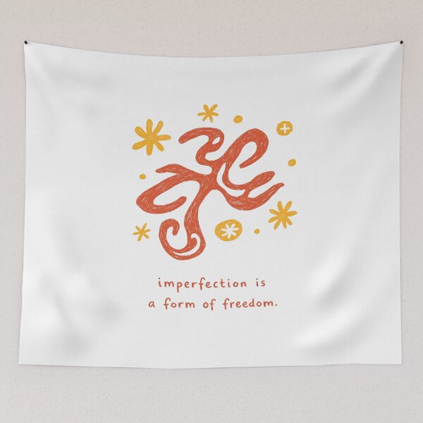 Item preview, Imperfection is a Form of Freedom designed and sold by Matinez Pink.