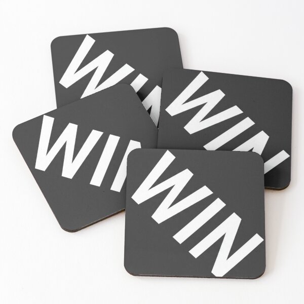 Item preview, WIN Diagonal Text | Streetwear Typography T-Shirt | Urban Style Success designed and sold by RAMHEARTS.