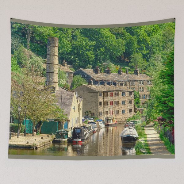 Item preview, Hebden Bridge Rochdale Canal designed and sold by Alisonchambers2.