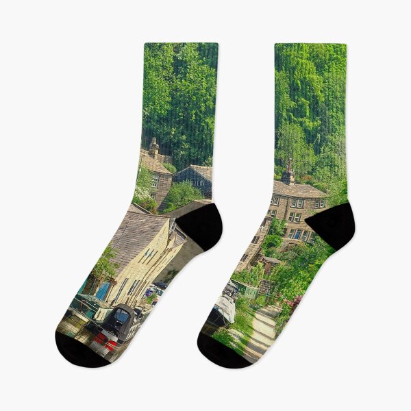 Item preview, Hebden Bridge Rochdale Canal designed and sold by Alisonchambers2.