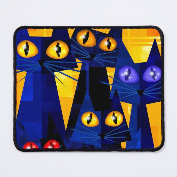 Item preview, Colourful Geometric Cats designed and sold by Andrew  Hitchen.