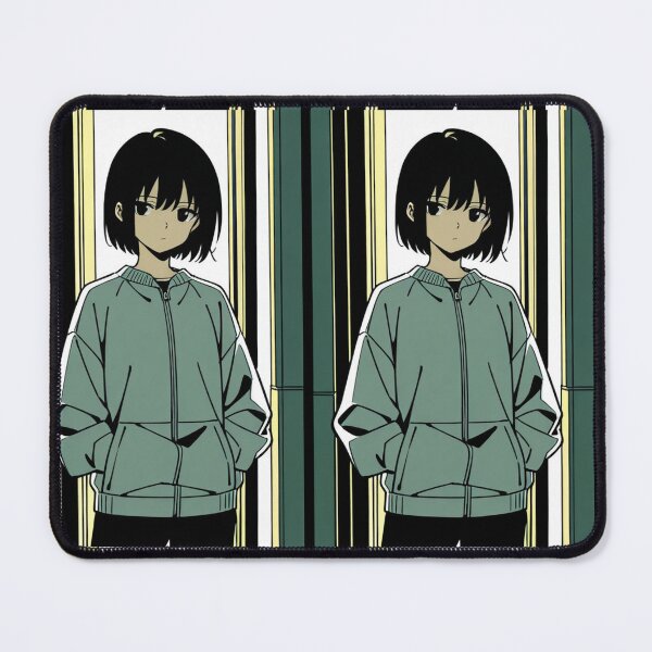 Item preview, Portrait - Character green jacket hands pockets elegant designed and sold by AnimeShin.