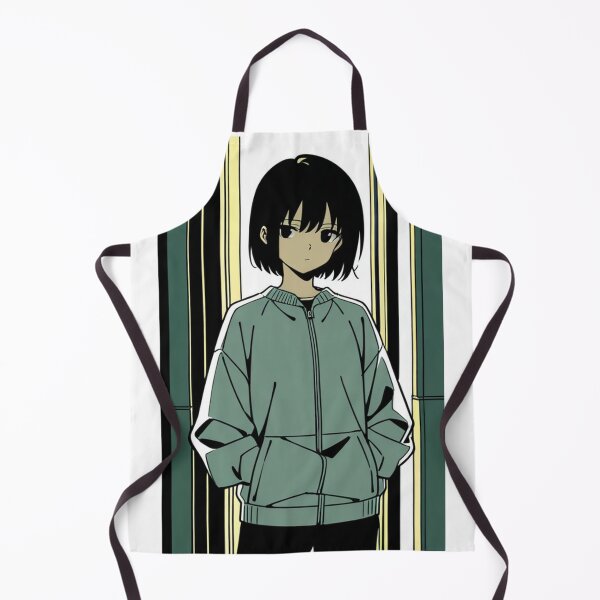 Item preview, Portrait - Character green jacket hands pockets elegant designed and sold by AnimeShin.
