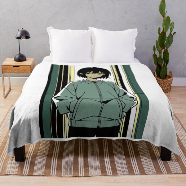 Item preview, Portrait - Character green jacket hands pockets elegant designed and sold by AnimeShin.
