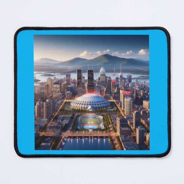 Item preview, Montreal Icons Stunning 3D Skyline Label designed and sold by PaintMeWorld.