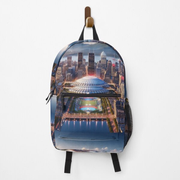 Item preview, Montreal Icons Stunning 3D Skyline Label designed and sold by PaintMeWorld.