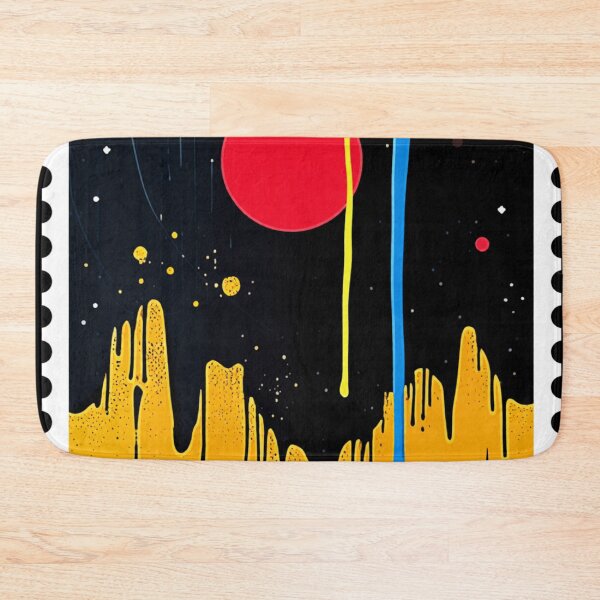 Item preview, electric gravity 1.4 stamp colorful geometric abstract design designed and sold by SmashingDeals.