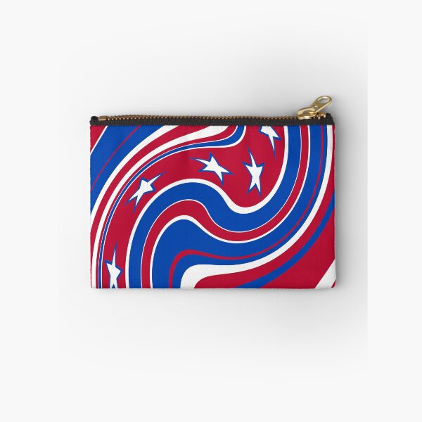 Item preview, 60's 70's Retro Liquid Stars and Stripes in Red, White and Blue designed and sold by MellowCat.