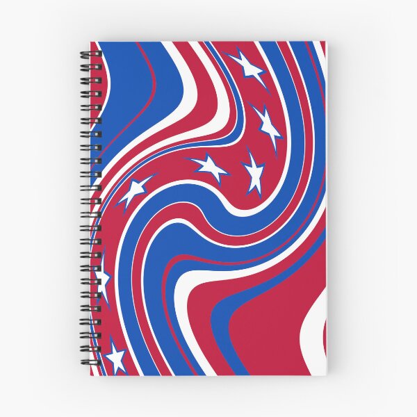 Item preview, 60's 70's Retro Liquid Stars and Stripes in Red, White and Blue designed and sold by MellowCat.