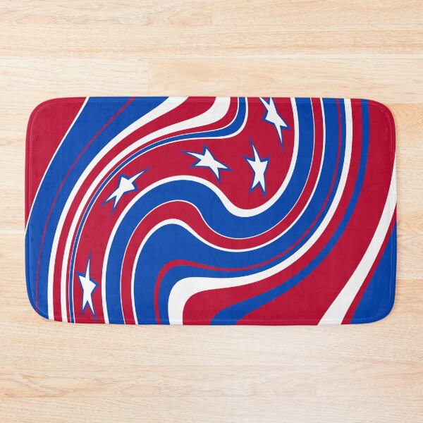Item preview, 60's 70's Retro Liquid Stars and Stripes in Red, White and Blue designed and sold by MellowCat.