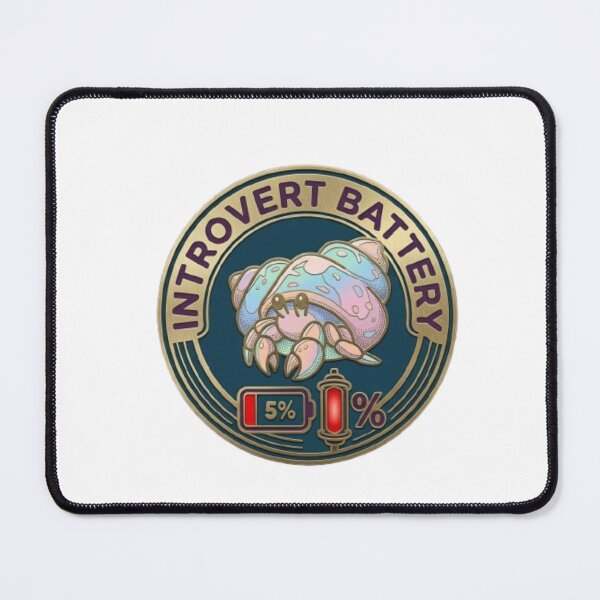 Item preview, Introvert battery 5% designed and sold by Larrysamdesign.
