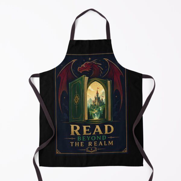 Item preview, Read Beyond the Realm Fantasy Book Poster designed and sold by Sketchlegacy.