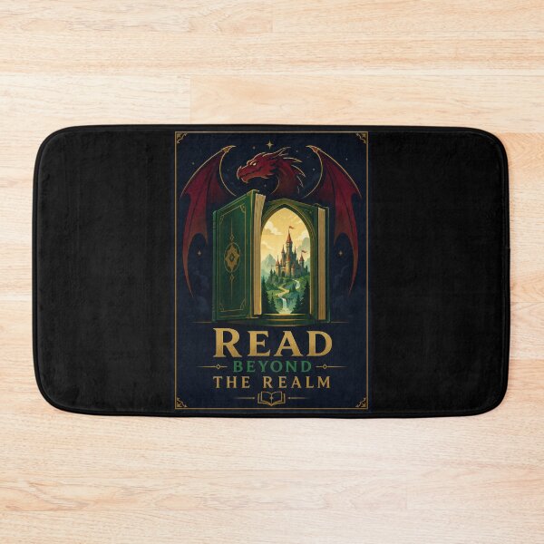 Item preview, Read Beyond the Realm Fantasy Book Poster designed and sold by Sketchlegacy.