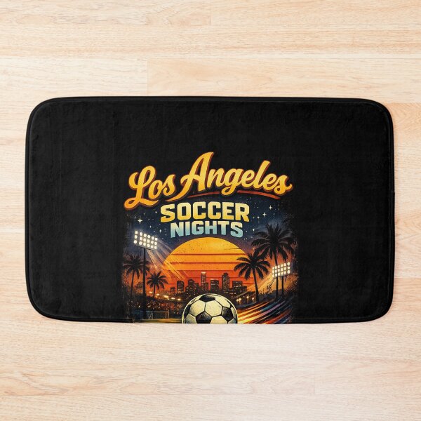 Item preview, Los Angeles Soccer Nights – Retro LA Match Day Design designed and sold by MySheetMusicArt.
