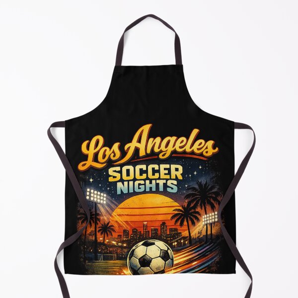 Item preview, Los Angeles Soccer Nights – Retro LA Match Day Design designed and sold by MySheetMusicArt.