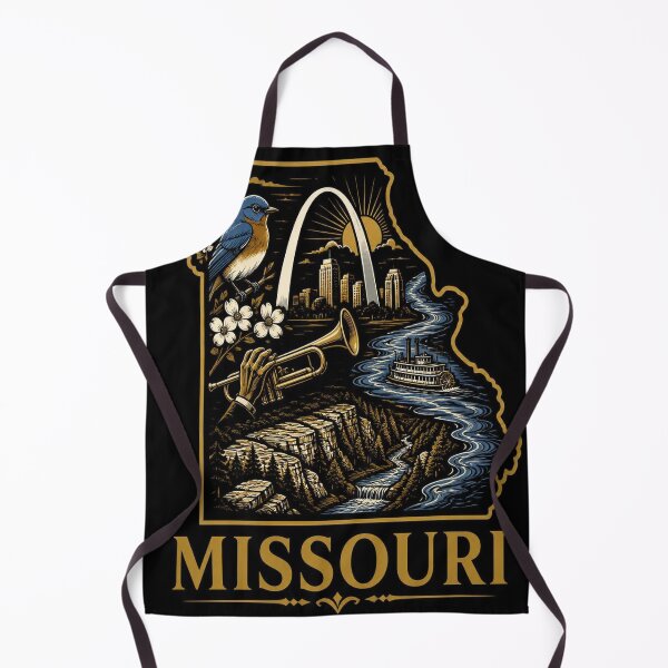 Item preview, Missouri Shirt Gold Black State Pride Design designed and sold by SunnyDesign82.