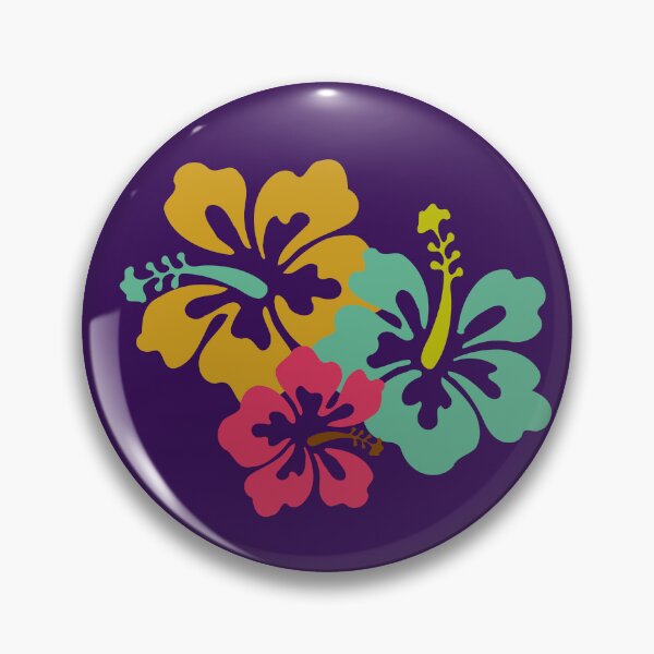 Item preview, Retro Tropical Hibiscus Flowers Bouquet designed and sold by SolutionsArt.