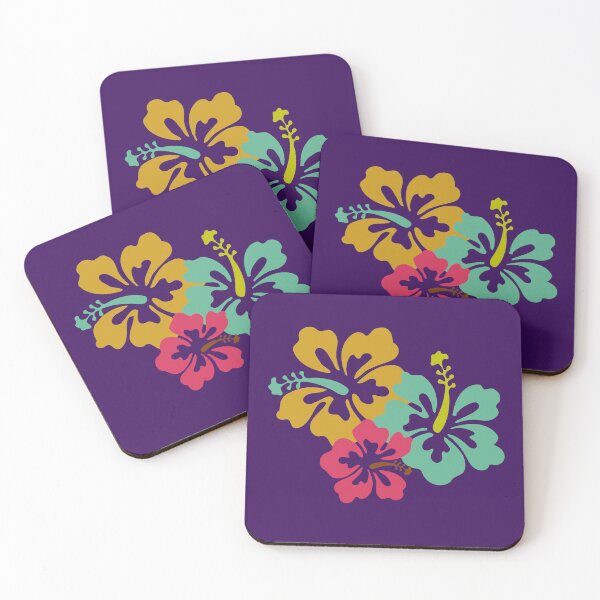 Item preview, Retro Tropical Hibiscus Flowers Bouquet designed and sold by SolutionsArt.