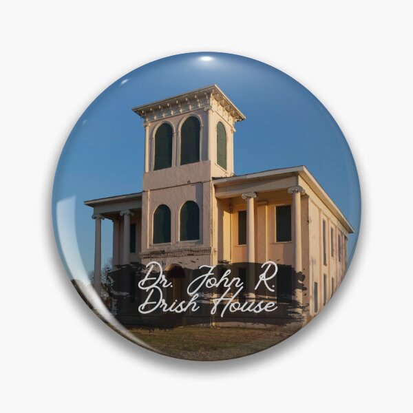 Item preview, Dr. John R. Drish House Cursive Caption designed and sold by GhostlyWorld.