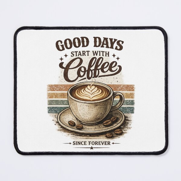 Item preview, A Perfect Day Starts With Vintage Coffee designed and sold by KM Design.