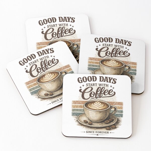 Item preview, A Perfect Day Starts With Vintage Coffee designed and sold by KM Design.