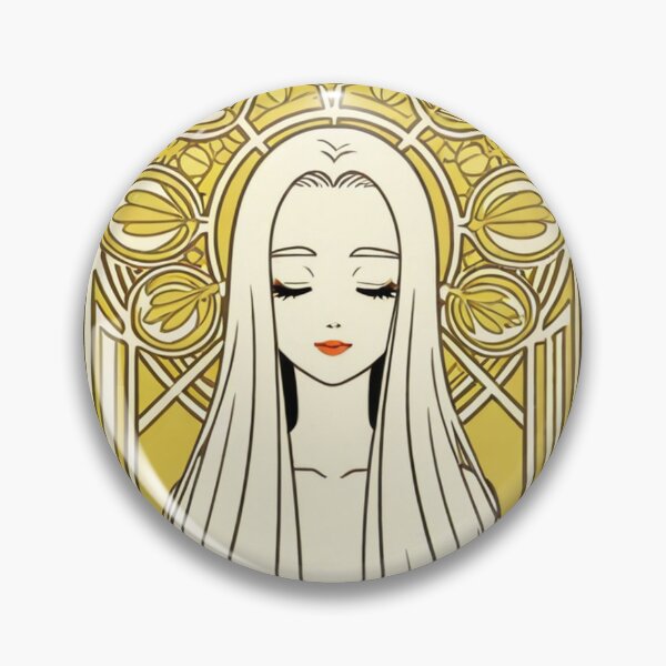 Item preview, Portrait - Cream haired woman yellow citrus frame designed and sold by AnimeShin.