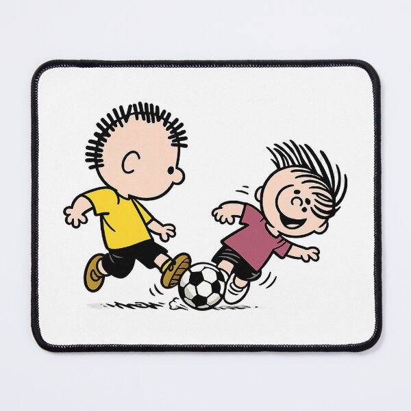 Item preview, Peanuts Football Friends – Vintage Soccer Cartoon Design designed and sold by StudioAyinla.