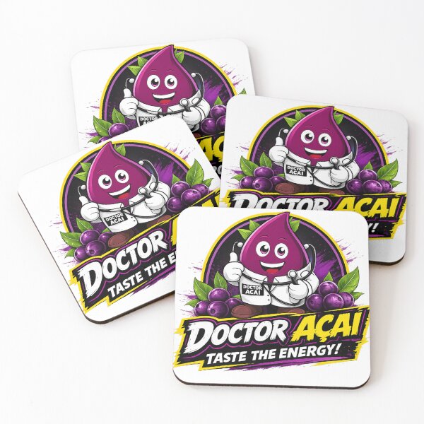 Item preview, Doctor Acai Mascot T-Shirt | Funny Acai Berry Cartoon Character | Healthy Fruit Design designed and sold by IZZO CREATIVE STUDIO.