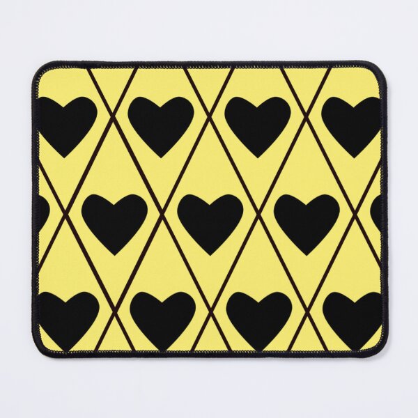 Item preview, Black Heart Argyle Pattern: Buttery Sun Yellow designed and sold by Soul Garden Studio.