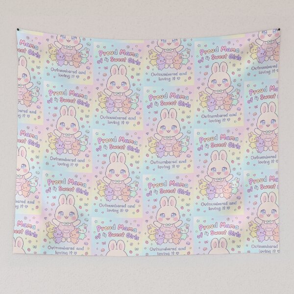 Item preview, Proud Mama of 4 Sweet Girls designed and sold by Itsheartshop.