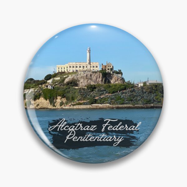 Item preview, Alcatraz Federal Penitentiary Cursive Caption (Design 1) designed and sold by GhostlyWorld.