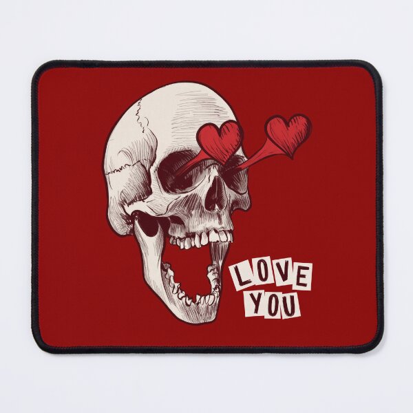 Item preview, Skull In Love - Cute Creepy Love designed and sold by Kaurisdigital.